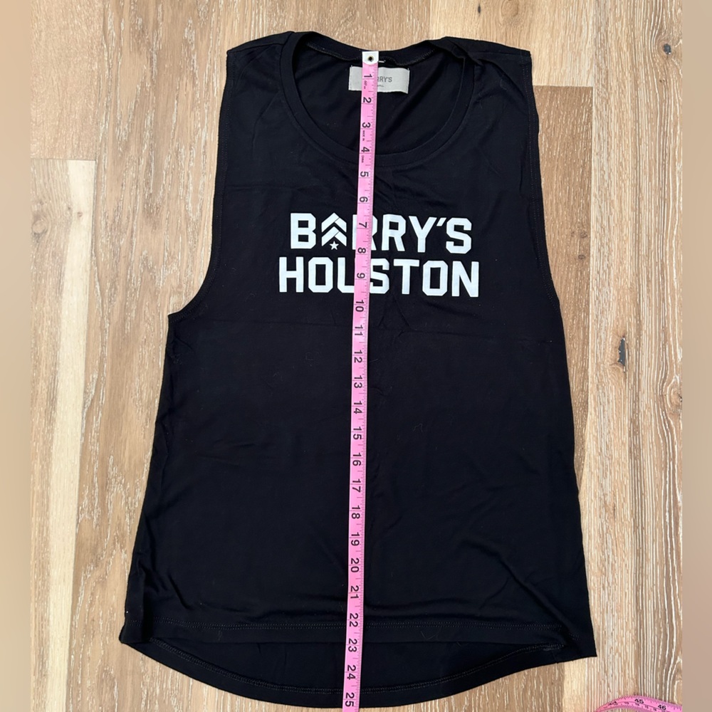 Barry’s Houston Black Tank Top Size Small - Picture 6 of 6